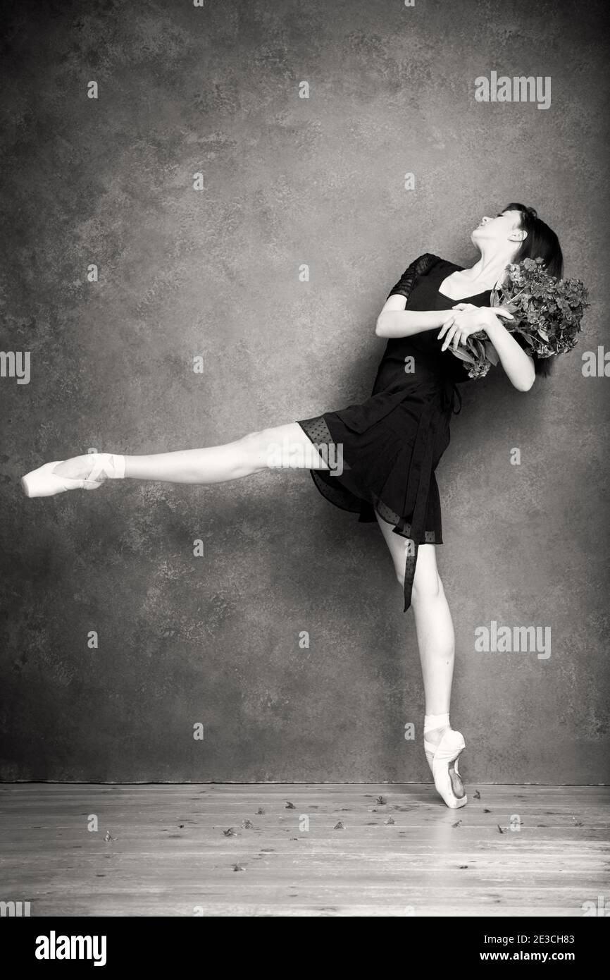 Ballerina with long legs Stock Photo Alamy