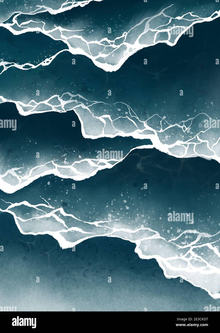 Abstract blue sea background Stock Photo - Alamy