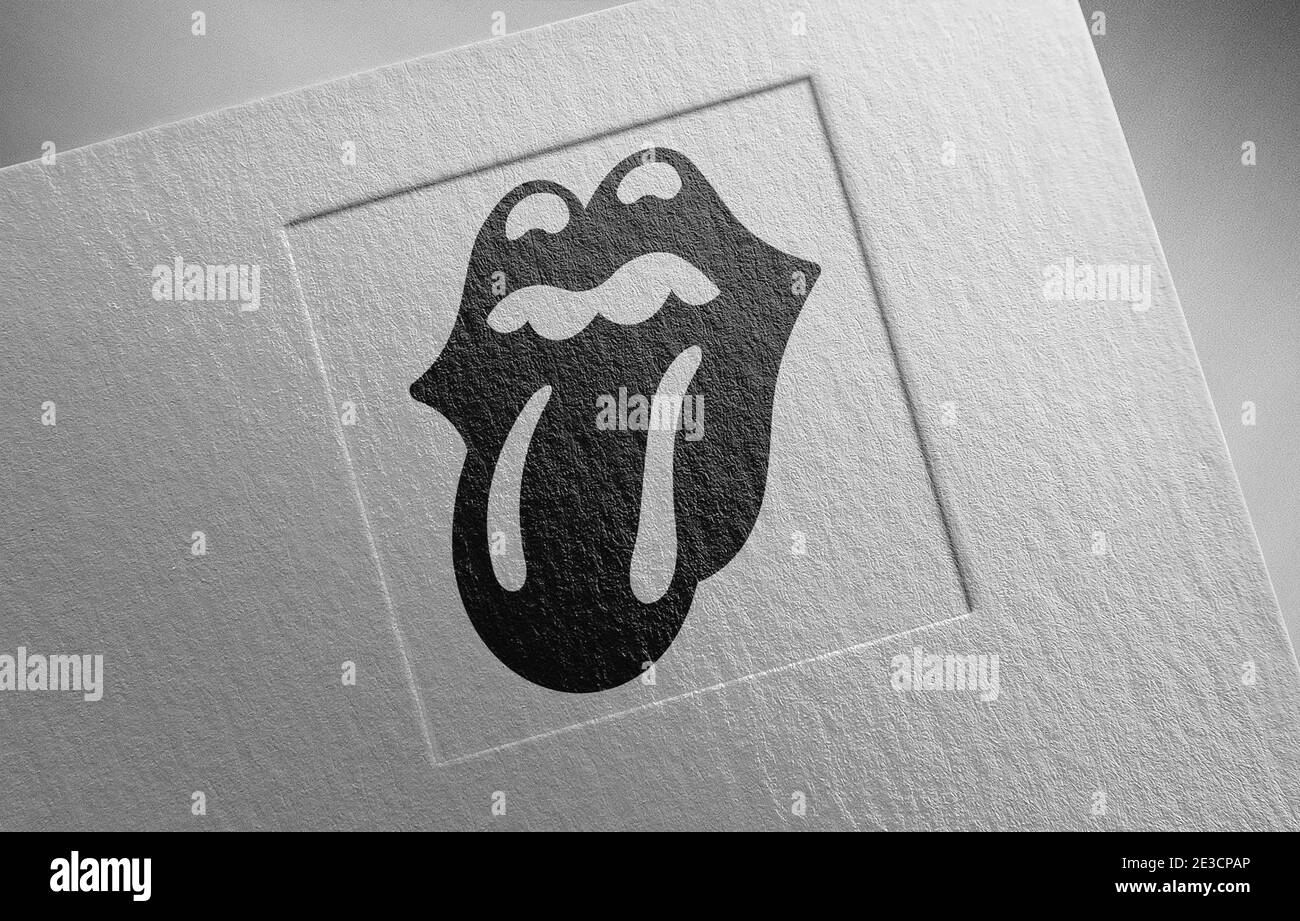 Rolling Stones Logo High Resolution Stock Photography and Images - Alamy