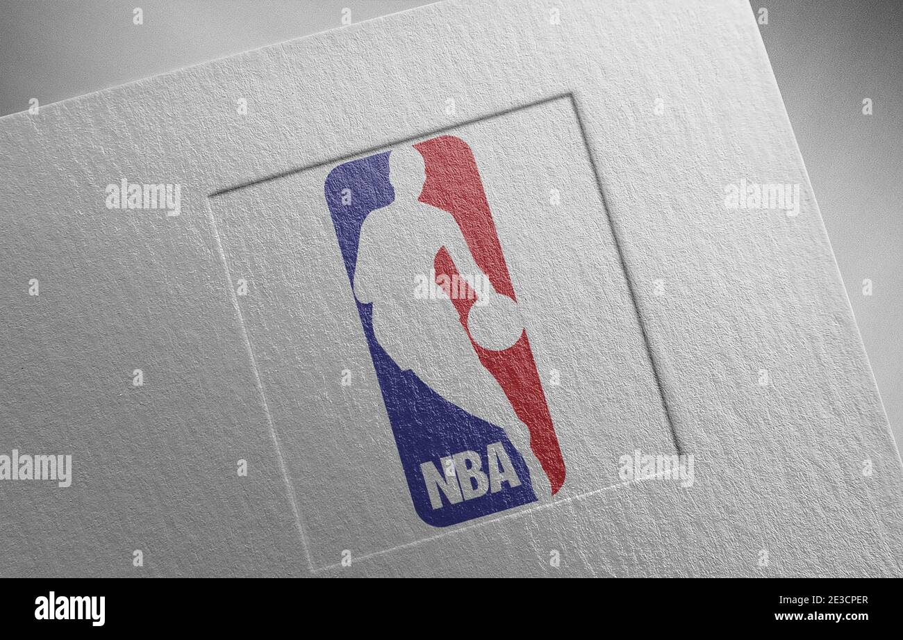 Nba logo hi-res stock photography and images - Alamy