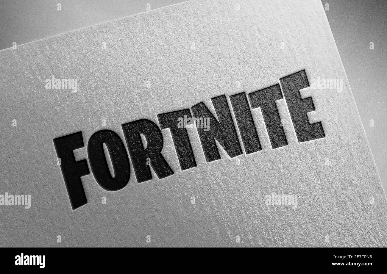 Fortnite logo hi-res stock photography and images - Alamy
