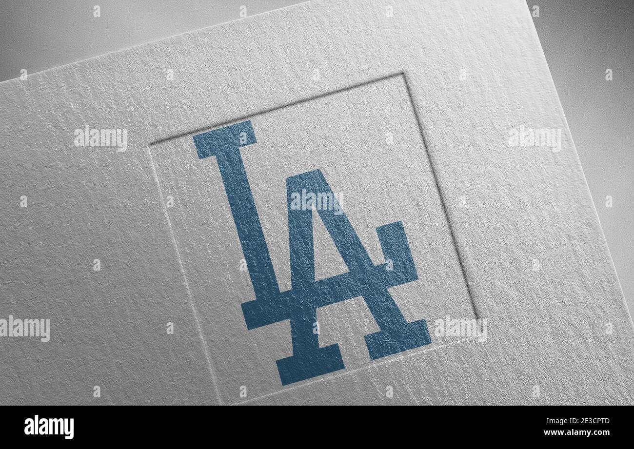 Los angeles dodgers logo hi-res stock photography and images - Alamy