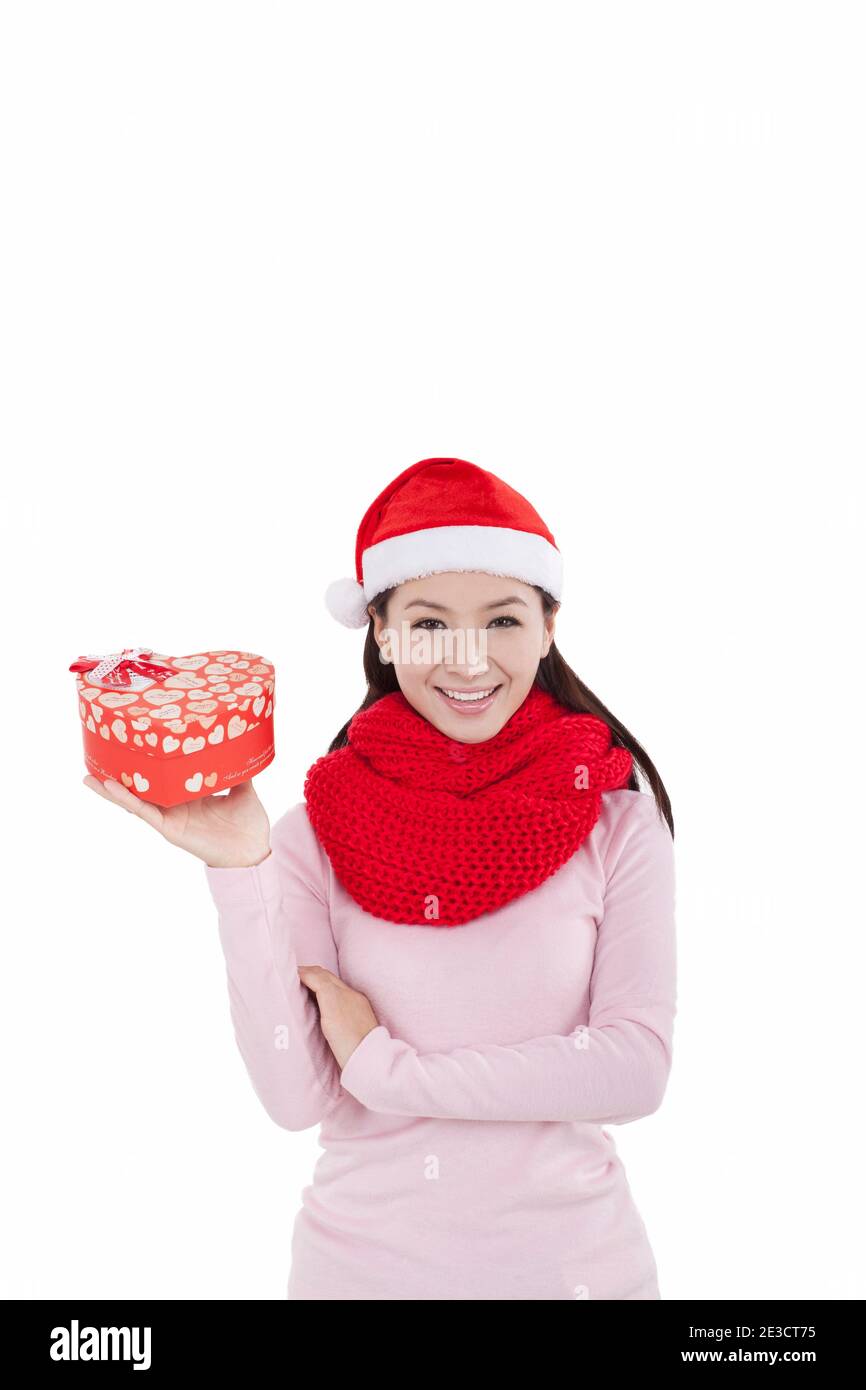 Chinese woman wearing red scarf hi-res stock photography and images - Alamy