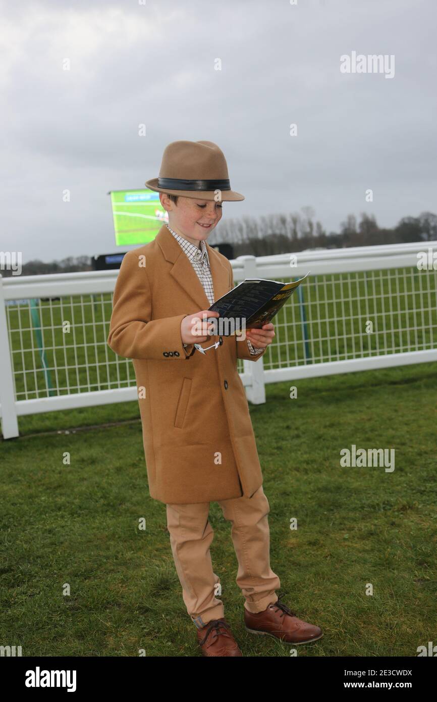 New Year race meeting at Ayr racecourse 