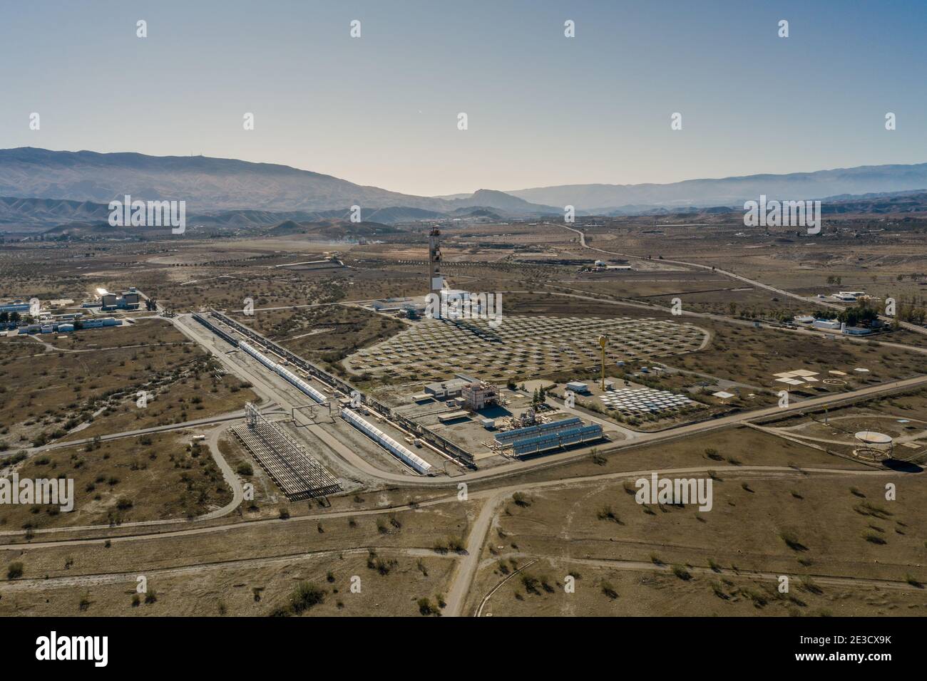 Solar power plant desert spain hi-res stock photography and images - Alamy