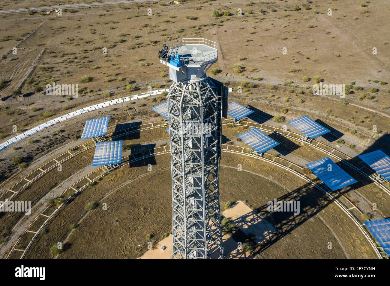 Drone aerial Photography of the Plataforma Solar de Almería Center for ...