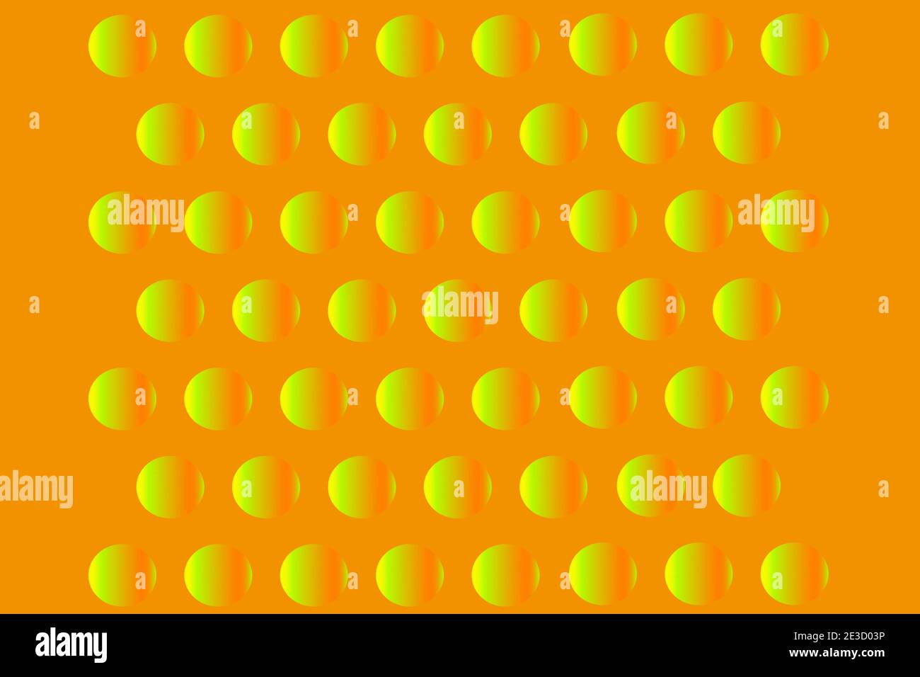 Halftone Orange Gradient Circles Background, Vector Illustration Stock Vector