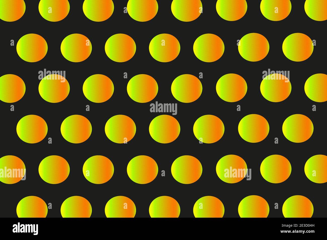 Halftone Orange Gradient Circles Background, Vector Illustration Stock Vector