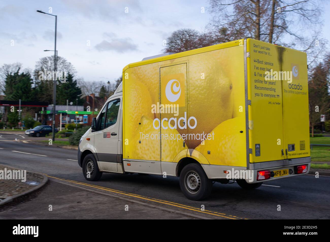 Ocado delivery van hires stock photography and images Alamy