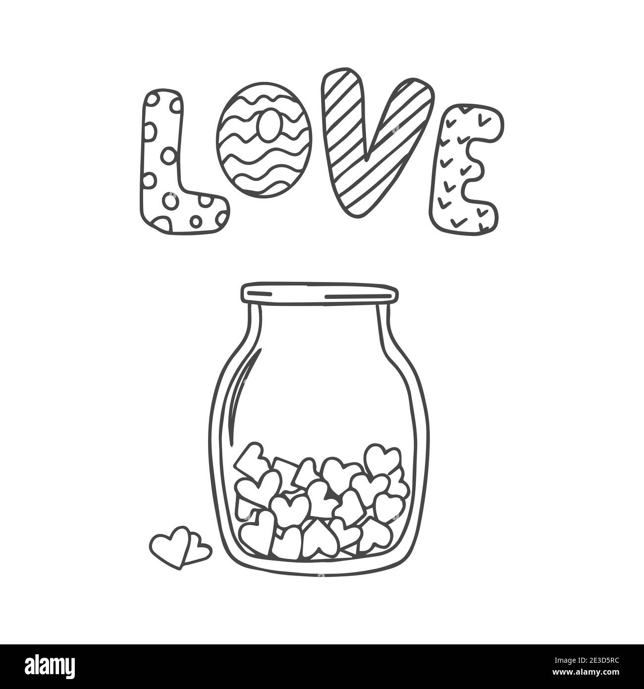 Glass Jars, frames and cute seamless backgrounds. Stock Vector by