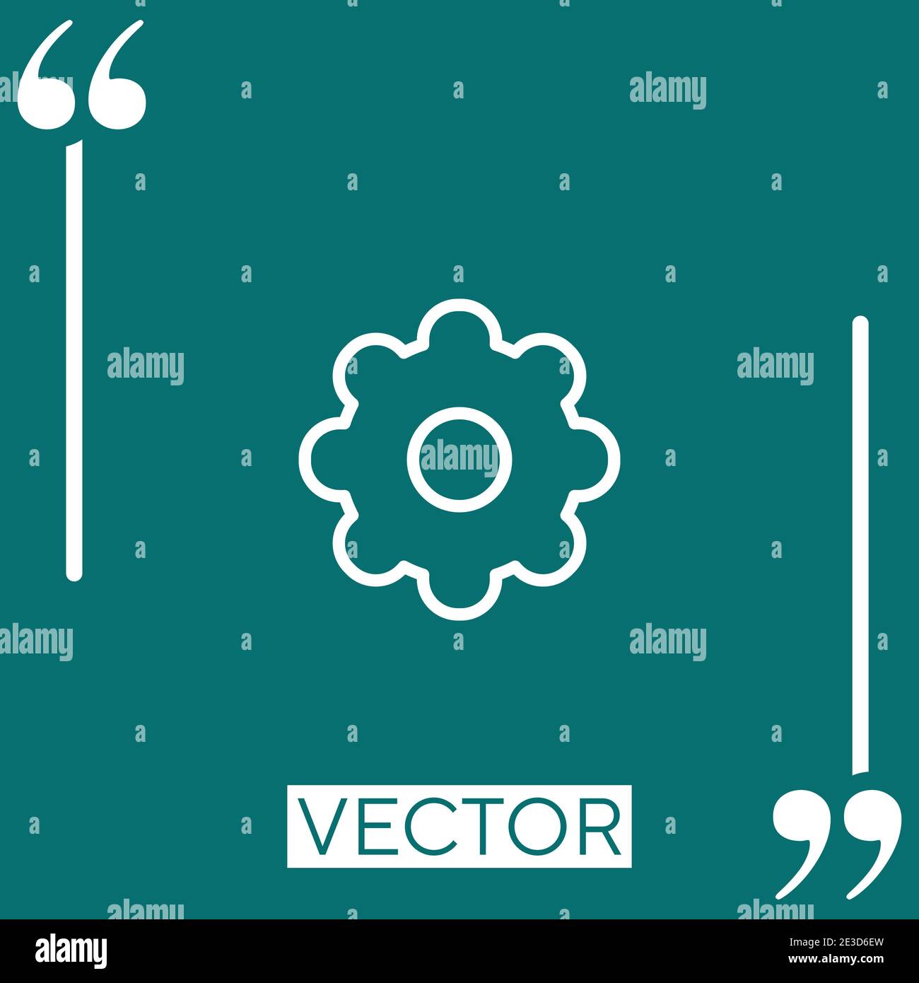 cogwheel vector icon Stock Vector Image & Art - Alamy