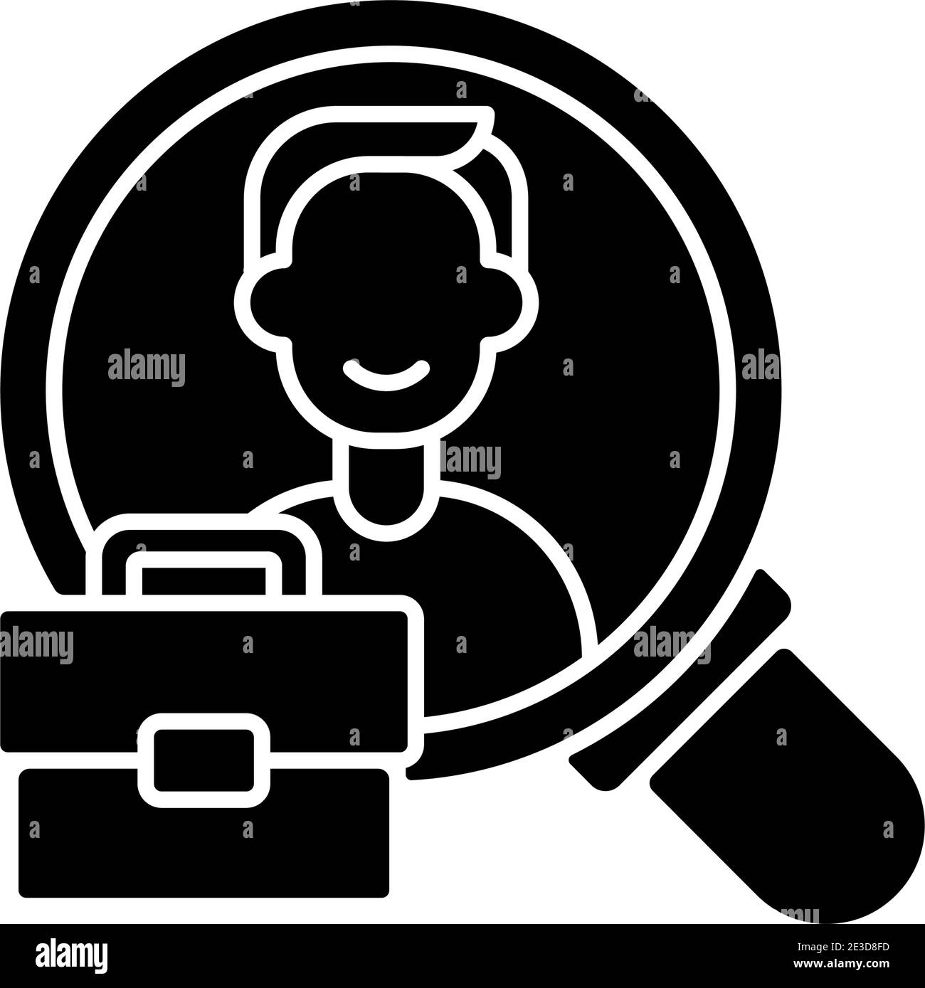 Human resource black glyph icon Stock Vector Image & Art - Alamy