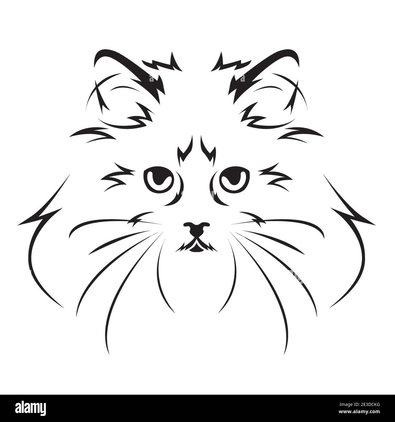 Black Cat Drawing High Resolution Stock Photography And Images Alamy