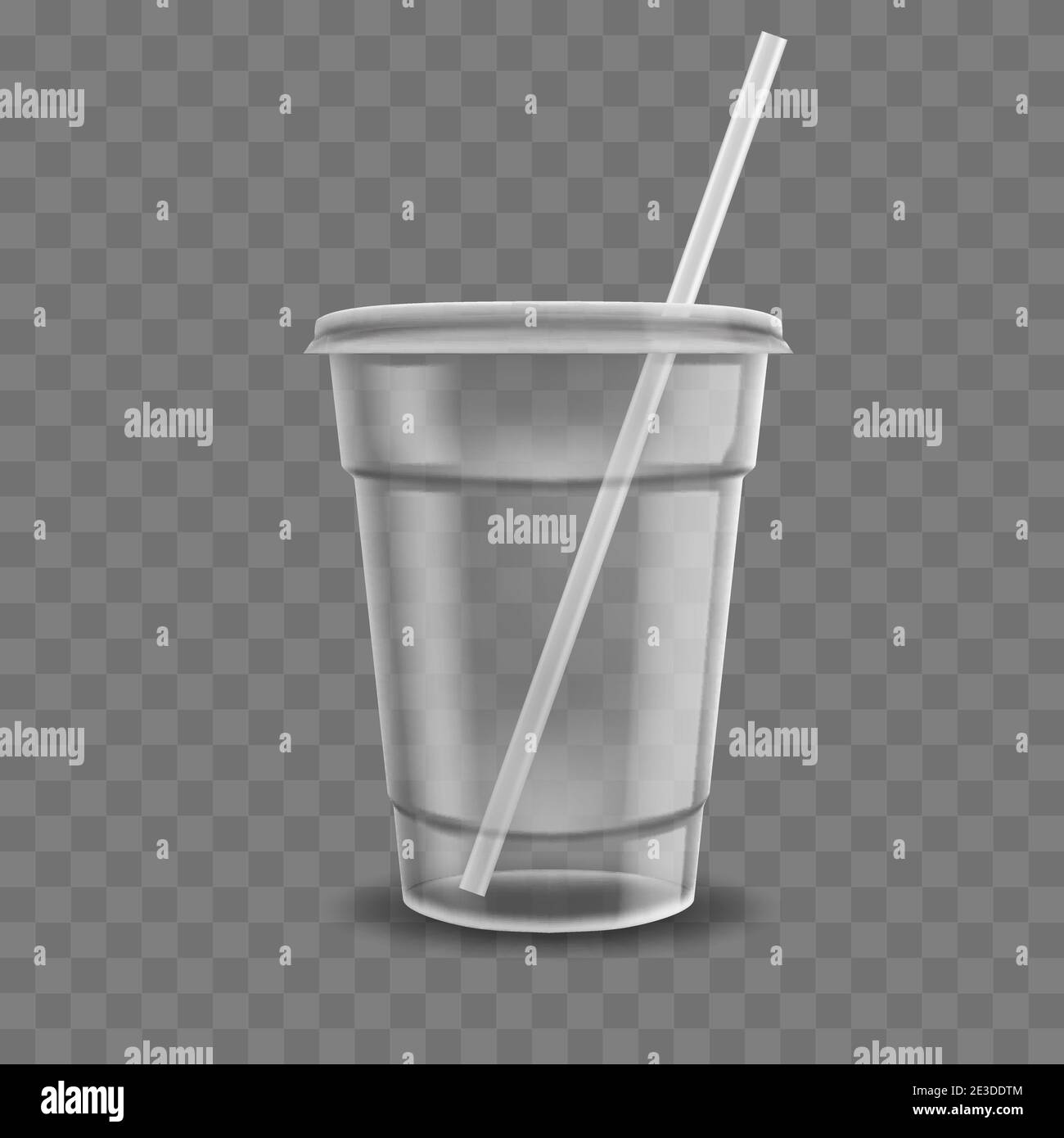 Download Realistic Plastic Coffee Cup Clear Plastic Cup Mockup For Coffee Iced Tea Juice Or Milkshake Disposable Beverage Packaging Vector Illustration Stock Vector Image Art Alamy
