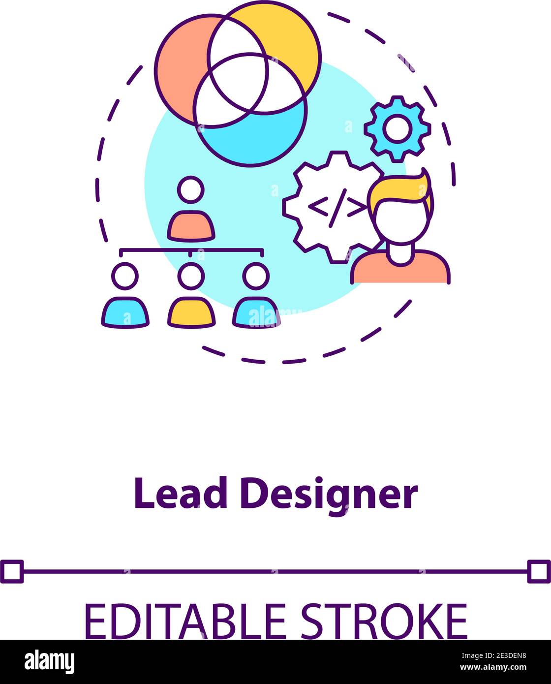 Lead designer concept icon Stock Vector Image & Art - Alamy