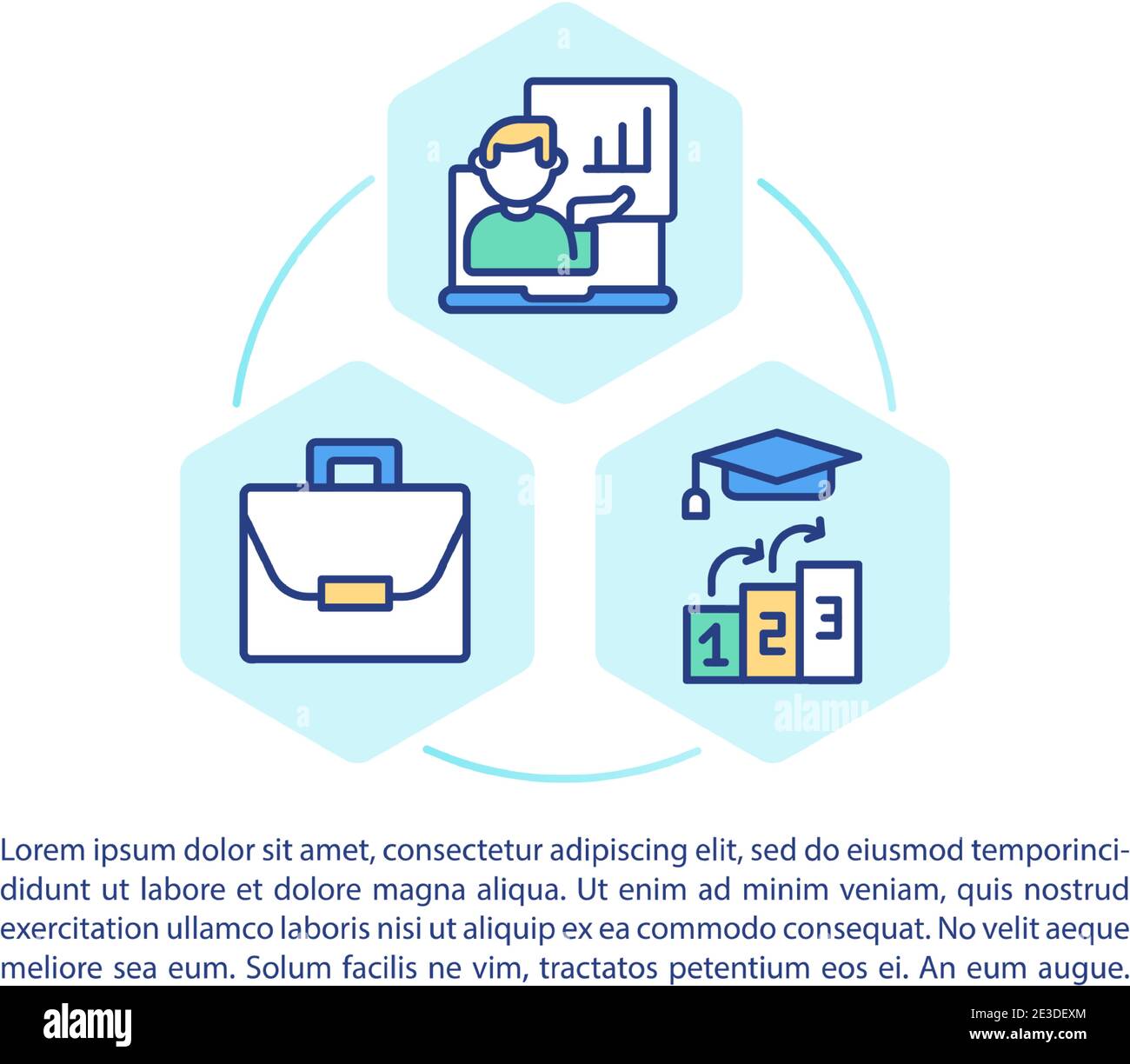 Staff training concept icon with text Stock Vector Image & Art - Alamy