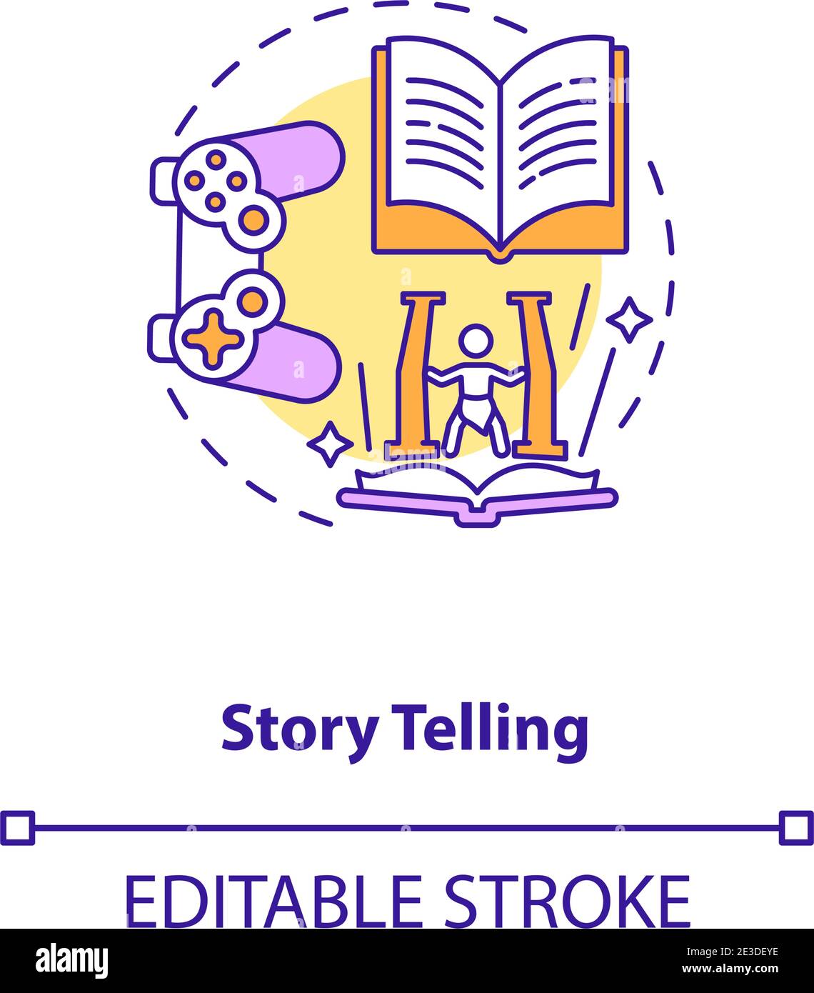 Storytelling history Stock Vector Images - Alamy