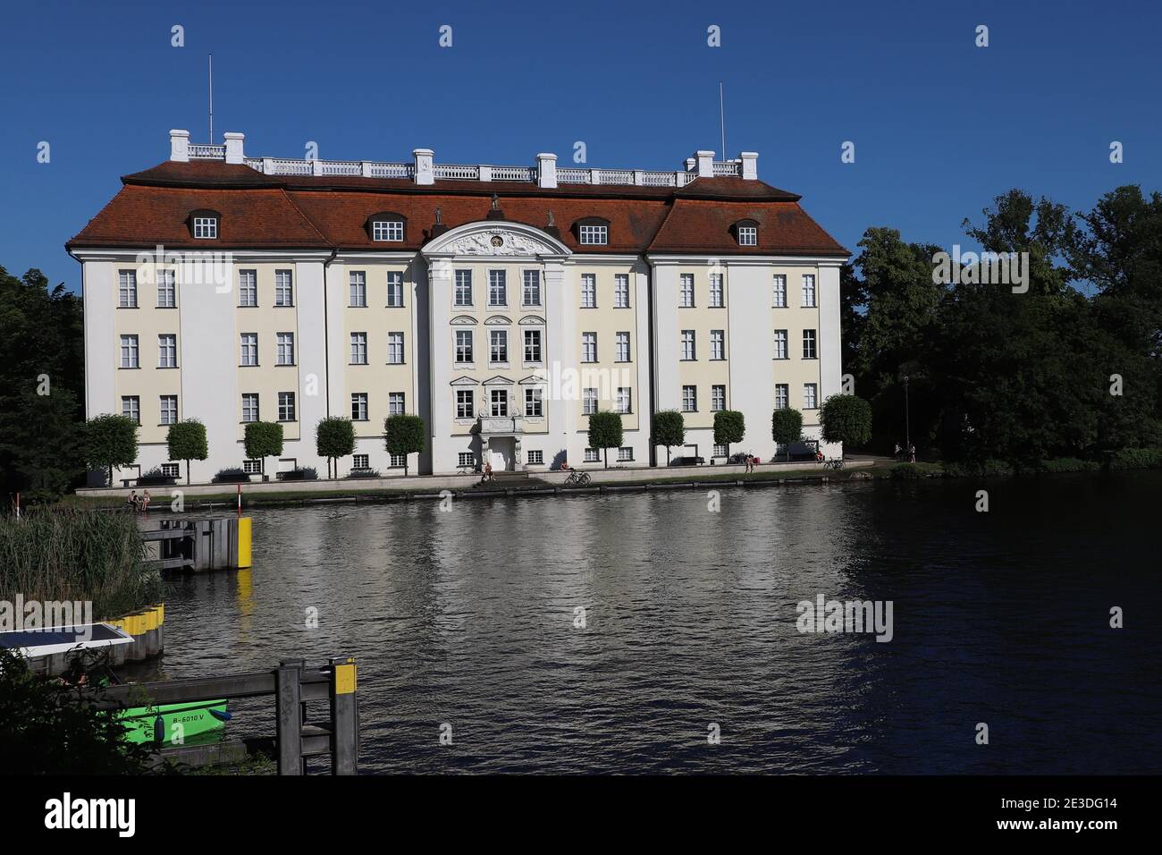 GERMANY, BERLIN, TREPTOW-KÖPENICK - JUNE 07, 2018: Köpenick Palace  on an island in the Dahme River Stock Photo