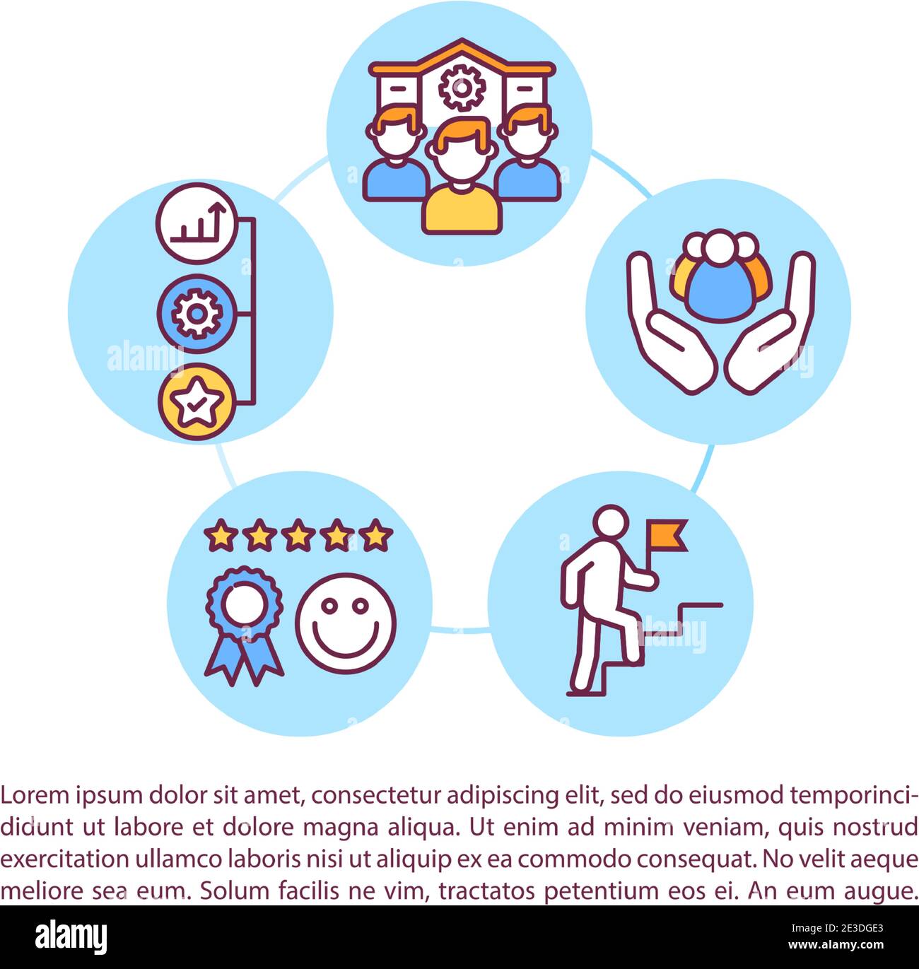 Employee training results concept icon with text Stock Vector Image ...