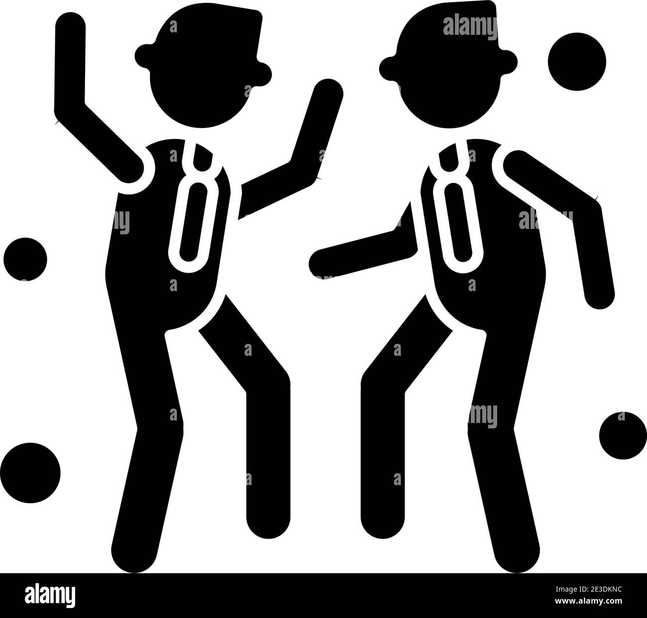Fun black glyph icon Stock Vector Image & Art - Alamy