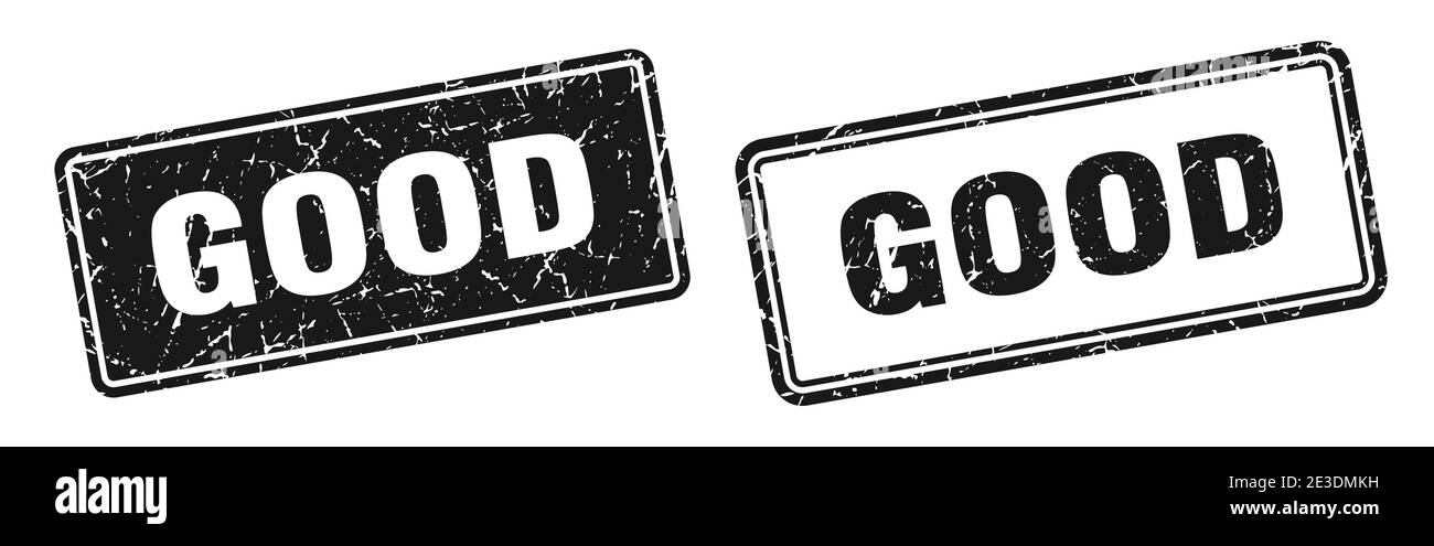 good square stamp. good grunge sign set Stock Vector Image & Art - Alamy