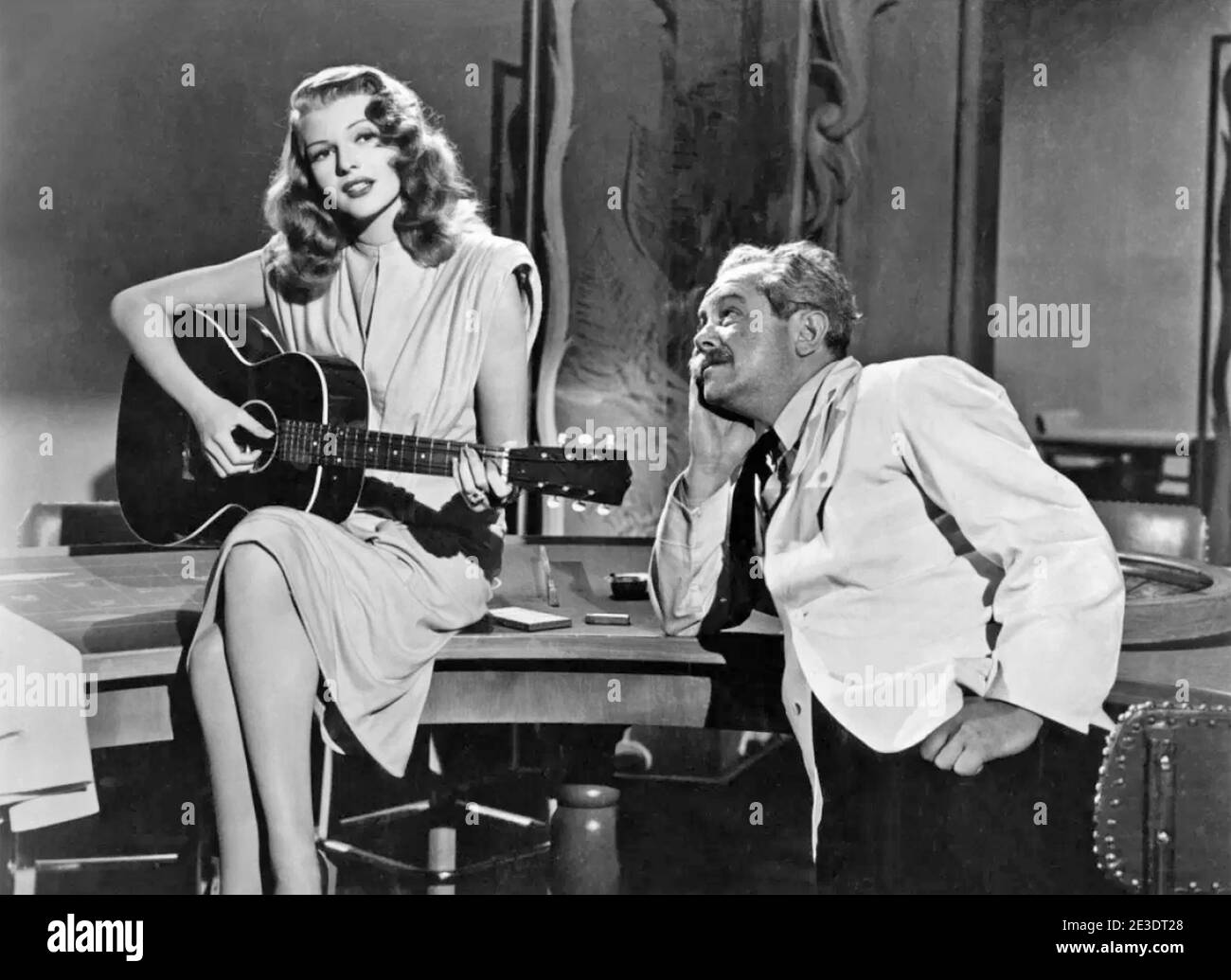 GILDA 1946 Columbia Pictures film with Rita Hayworth and Steve Geray Stock Photo