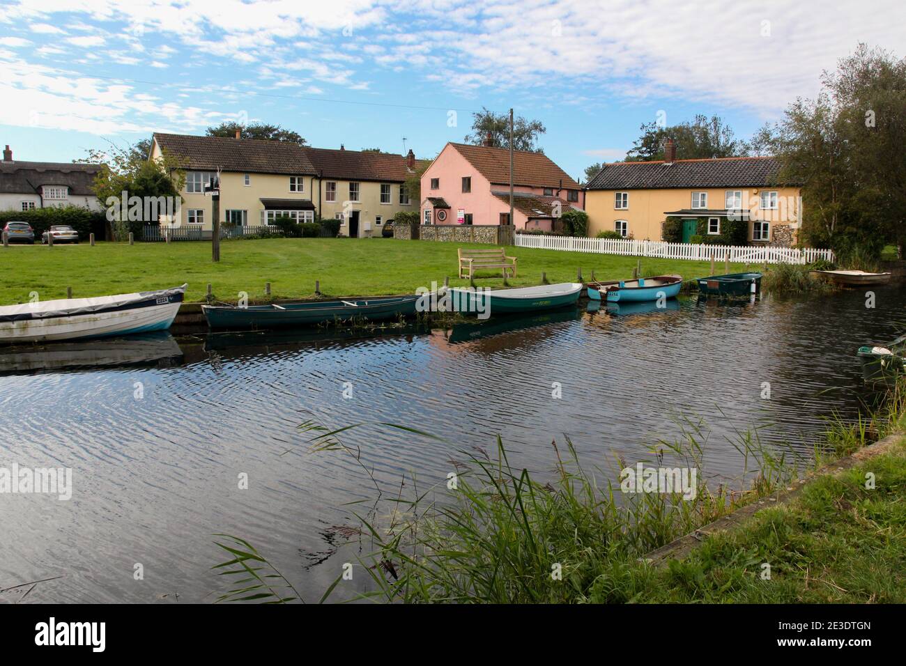 West Somerton Norfolk broads, River Thurne Stock Photo Alamy