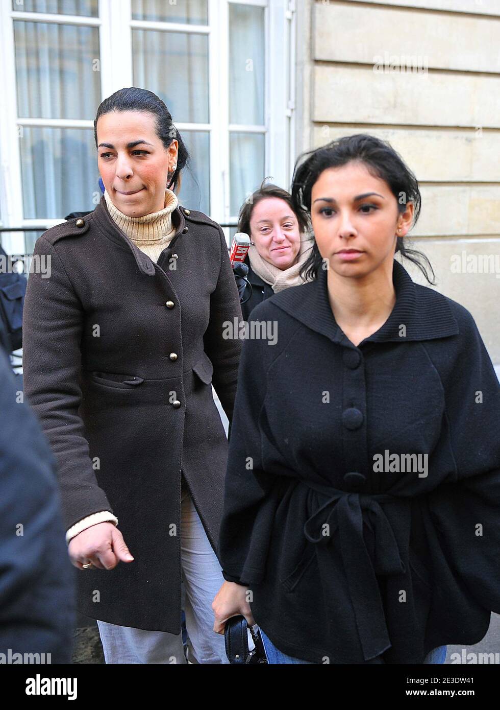 Rachida Dati s Sisters Samira And Malika Visit Her Sister At The Rachida Dati s Sisters Samira And Malika Visit Her Sister At The