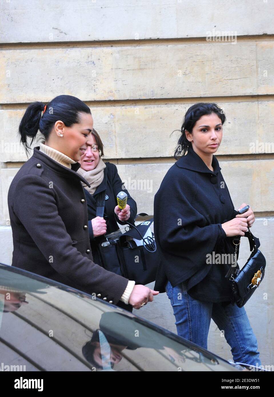 Rachida Dati s Sisters Samira And Malika Visit Her Sister At The Rachida Dati s Sisters Samira And Malika Visit Her Sister At The