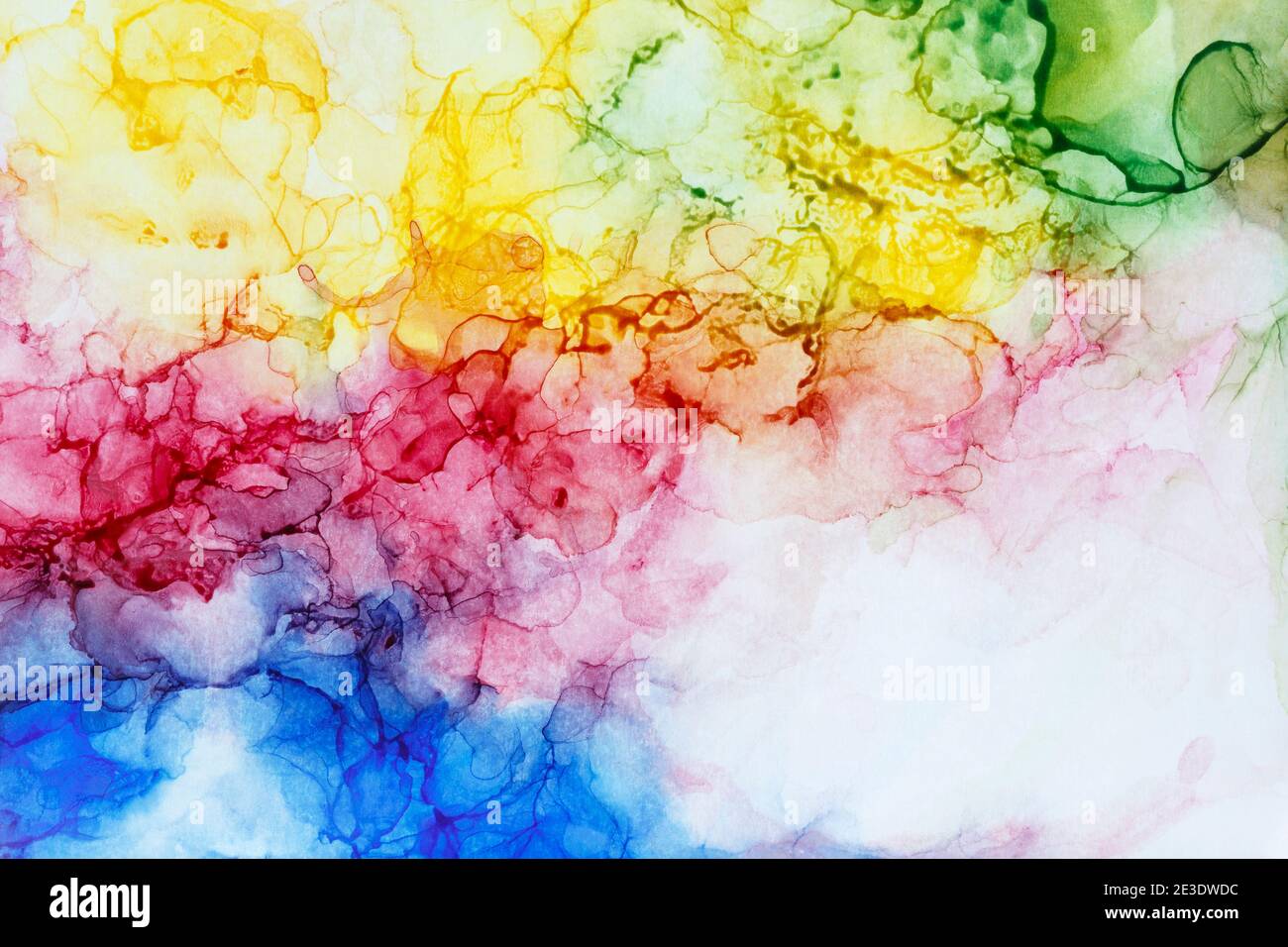 Colorful Ink Paint Textured Background