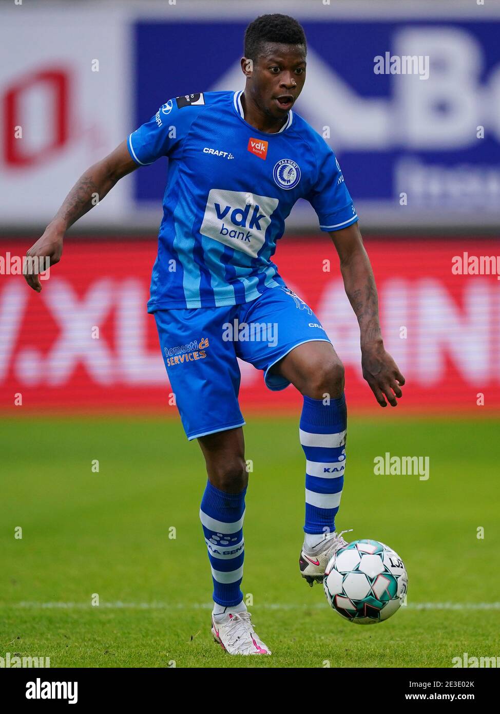 Ghent Belgium January 17 Nurio Fortuna Of Kaa Gent During The Pro League Match Between Kaa Gent And Royal Antwerp Fc At Ghelamco Arena On January Stock Photo Alamy