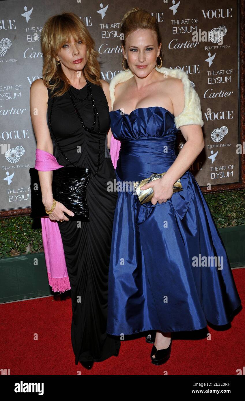 Rosanna Arquette (L) and Patricia Arquette arriving for the Art of
