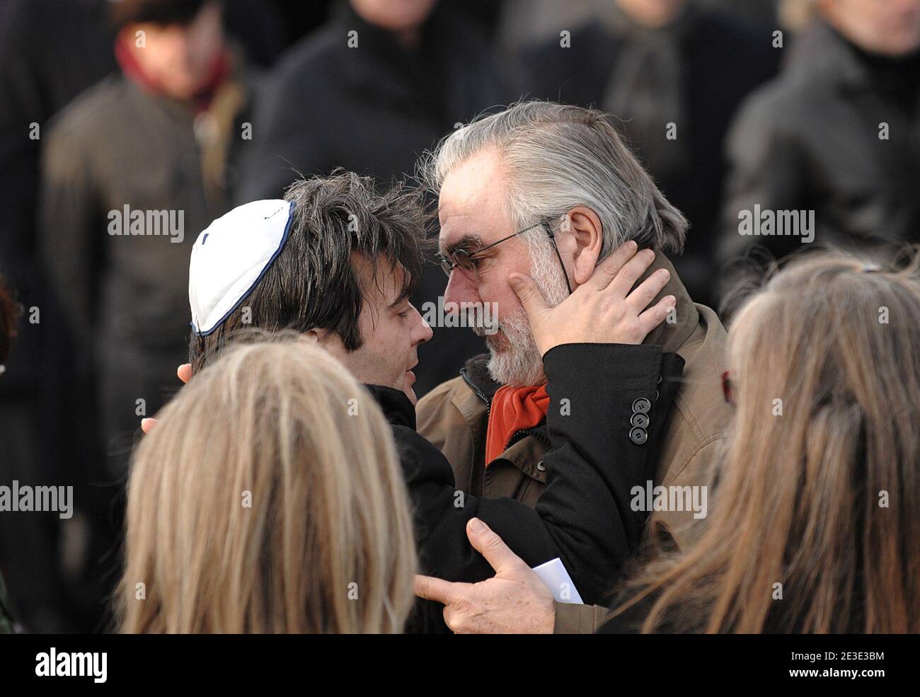 Thomas Langmann attending the funeral ceremony of French producer, director and actor Claude Berri at Bagneux cemetery's jewish district near Paris, France on January 15, 2009. Claude Berri, a legendary figure of French cinema since more than a half-century, died of a 'cerebral vascular' problem few days ago. He had his most recent success with 'Bienvenue chez les Ch'tis' ( Welcome to the Sticks), which has been seen by 20 million people in France. Photo by ABACAPRESS.COM Stock Photo