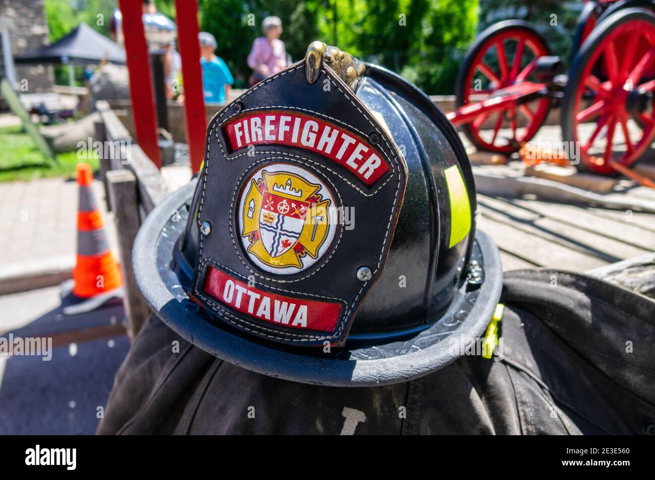 North american firefighter helemet hires stock photography and images
