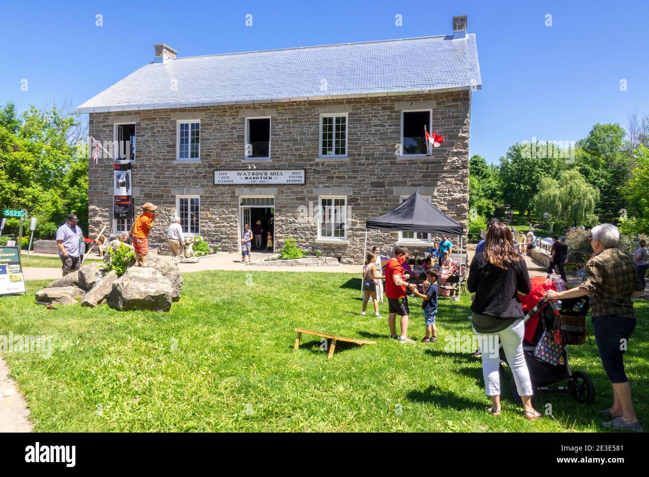 Dickinson Days At Watson's Mill In Manotick A Festival And Open House During The First Weekend Of June. June 2018. Stock Photo