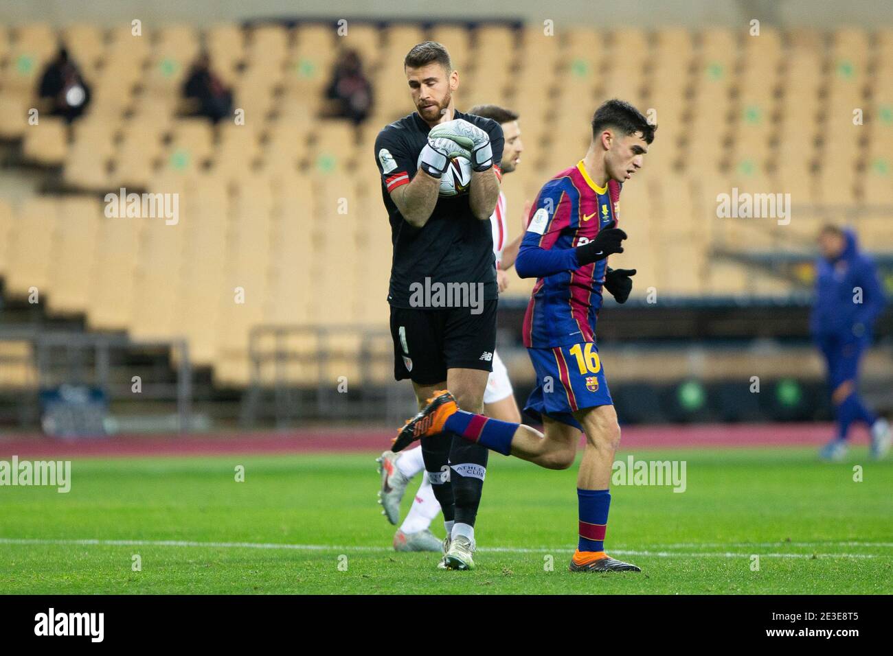 Unai Simon of Athletic Club during the Spanish Super Cup Final football ...