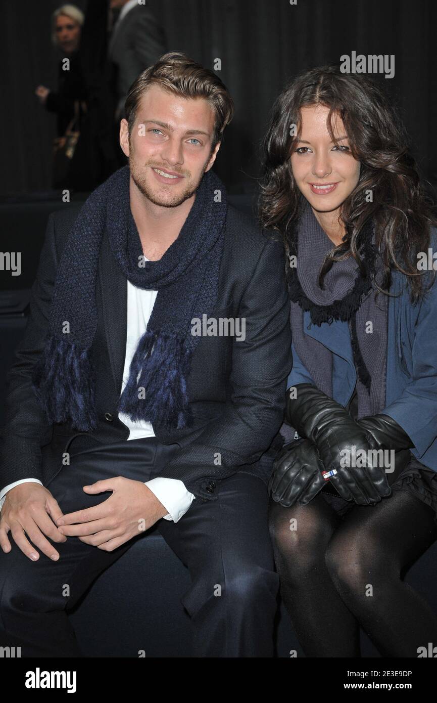 Swedish actor Andreas William and Nicole Janota attend Vuitton Men's ...