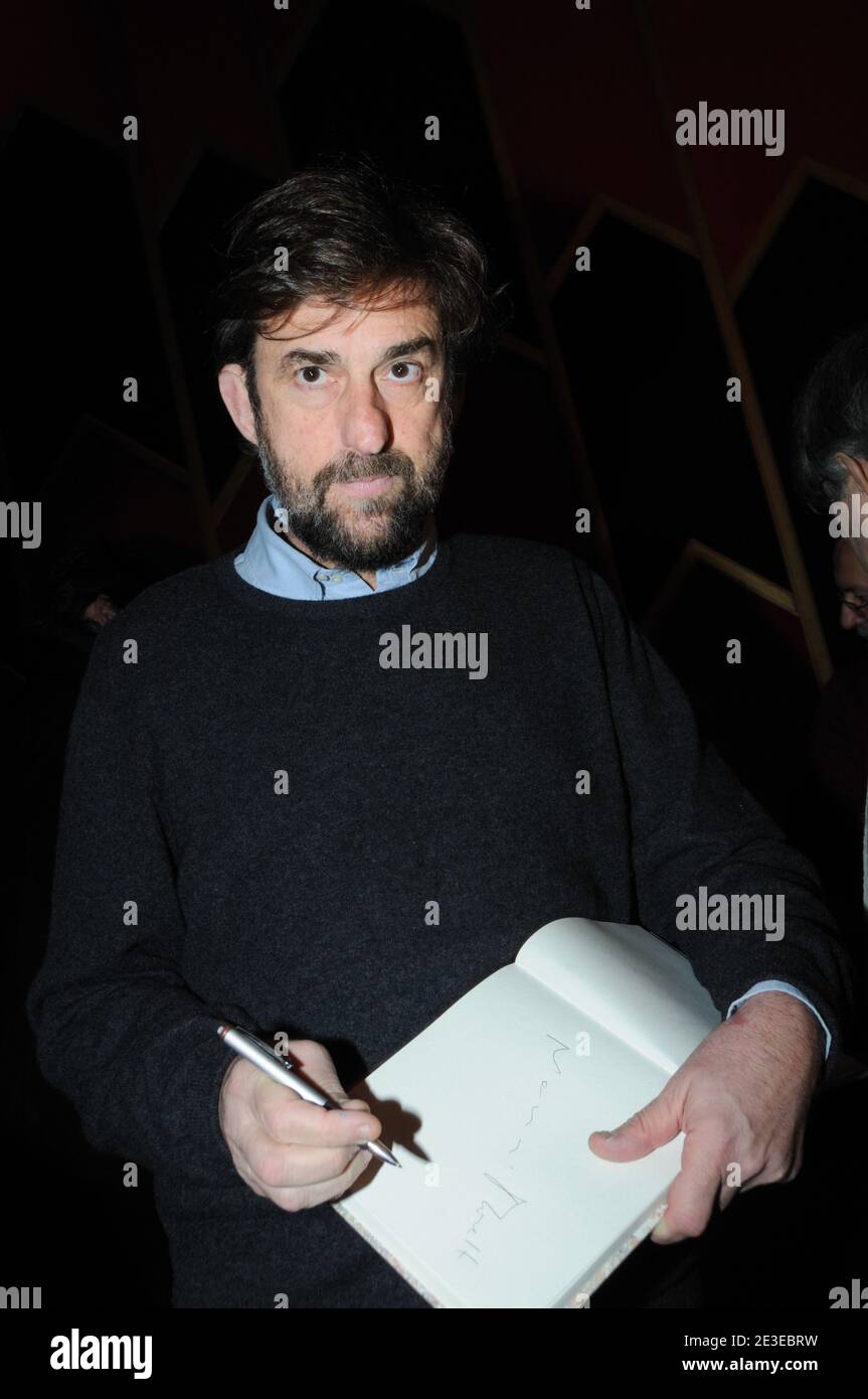 Italian actor-director Nanni Moretti attending the 'Festival Premiers Plans' in Angers, France, on January 23, 2009. Photo by Helder Januario/ABACAPRESS.COM Stock Photo