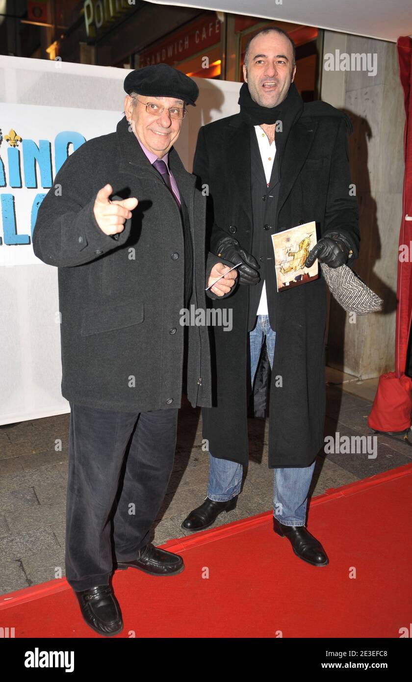 Henry Guybet (L) and his son Christophe attending the premiere of 'King Guillaume,' held on the Champs Elysee in Paris, France, on January 26, 2009. Photo by Giancarlo Gorassini/ABACAPRESS.COM Stock Photo