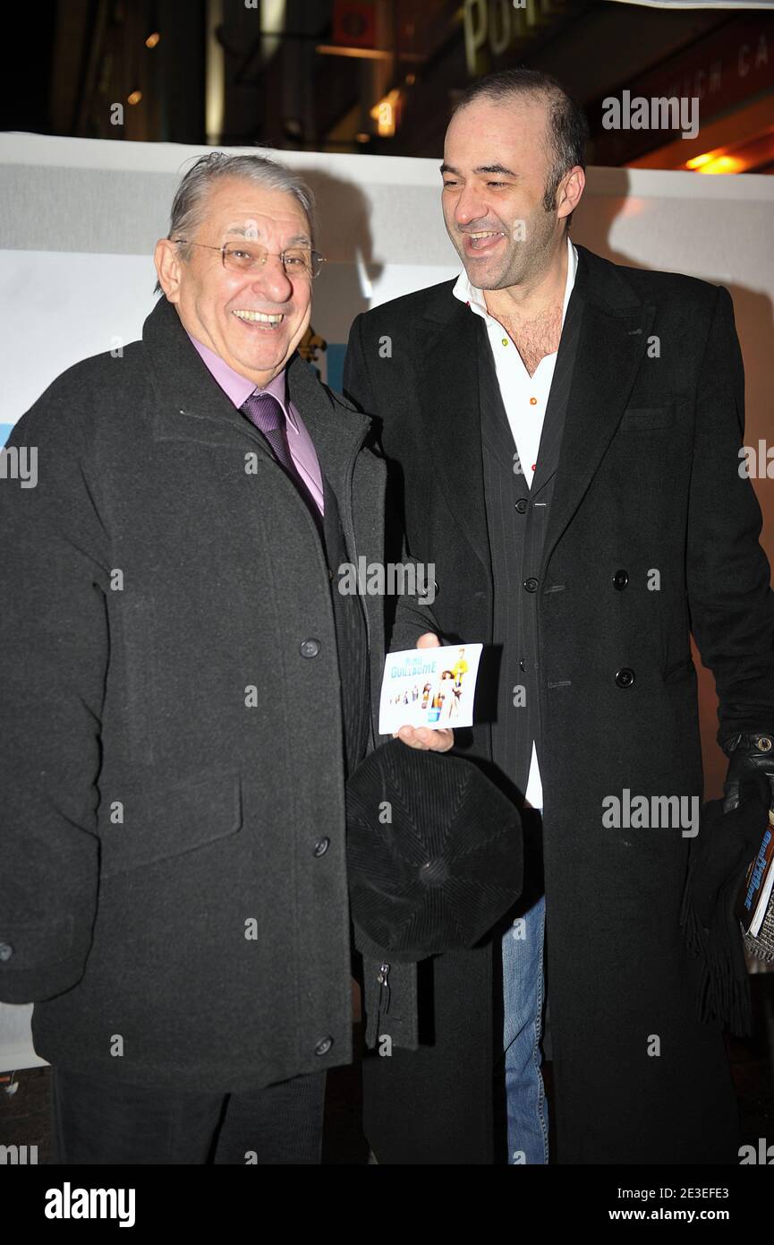 Henry Guybet (L) and his son Christophe attending the premiere of 'King Guillaume,' held on the Champs Elysee in Paris, France, on January 26, 2009. Photo by Giancarlo Gorassini/ABACAPRESS.COM Stock Photo