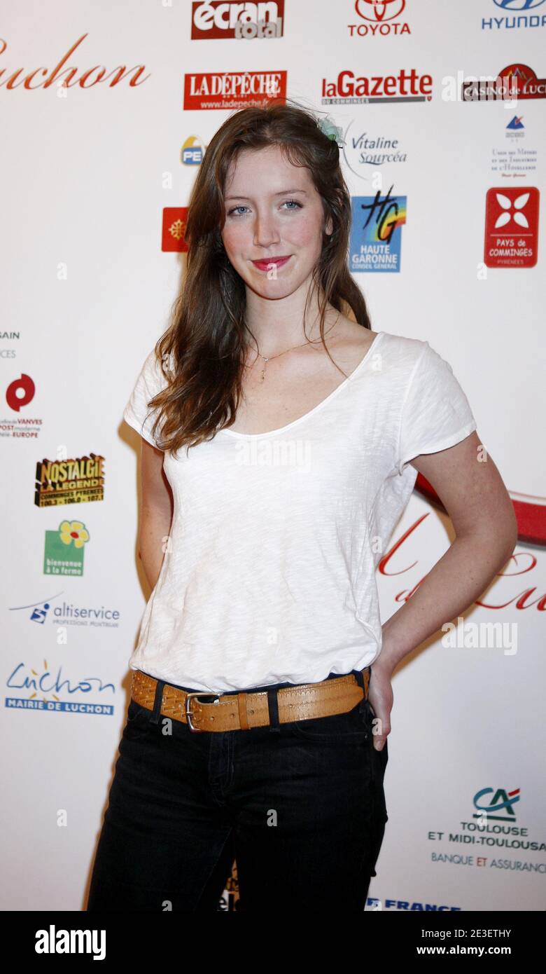 Sara Giraudeau attending the 11th Luchon Television Film Festival in Luchon, France on February 6, 2009. Photo by Patrick Bernard/ABACAPRESS.COM Stock Photo