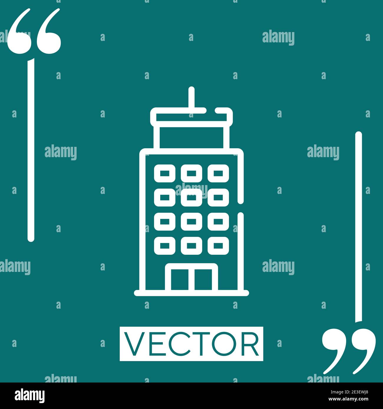 building Linear icon. Editable stroke line Stock Vector Image & Art - Alamy