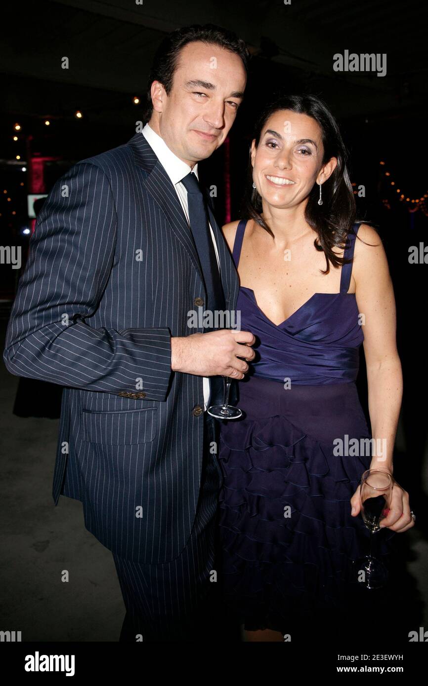 Olivier Sarkozy and Charlotte Sarkozy attend the Lycee Francais de New