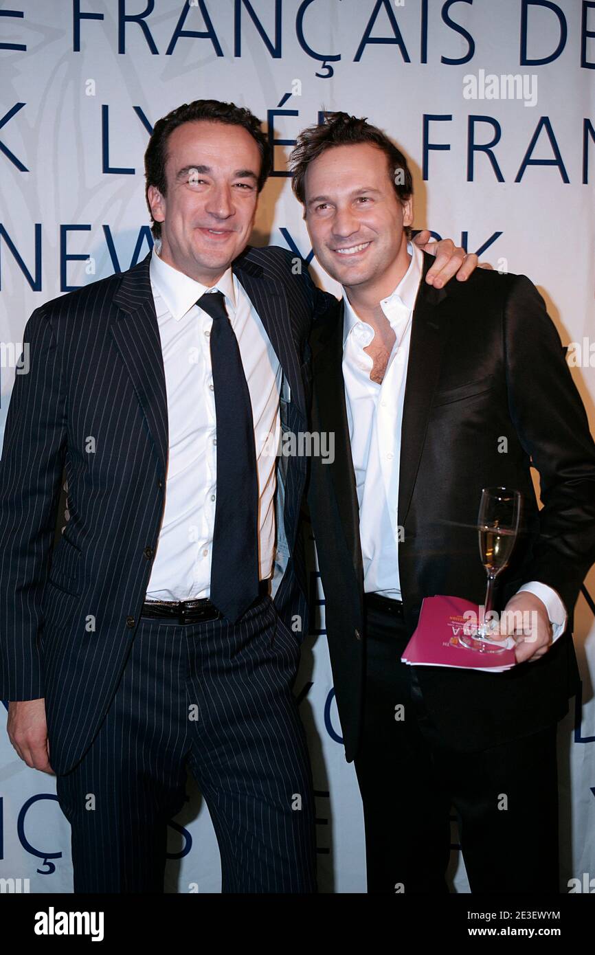 Olivier Sarkozy and Sam Rosenberg attend the Lycee Francais de New York ...