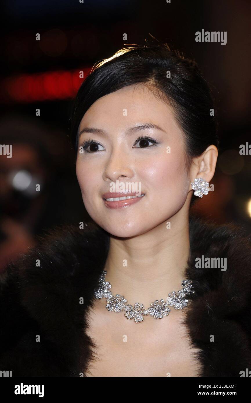 Chinese actress Zhang Ziyi attends the premiere of 'The Messenger' as part of the 59th Berlin Film Festival in Berlin, Germany on February 9, 2009. Photo by Mehdi Taamallah/ABACAPRESS.COM Stock Photo