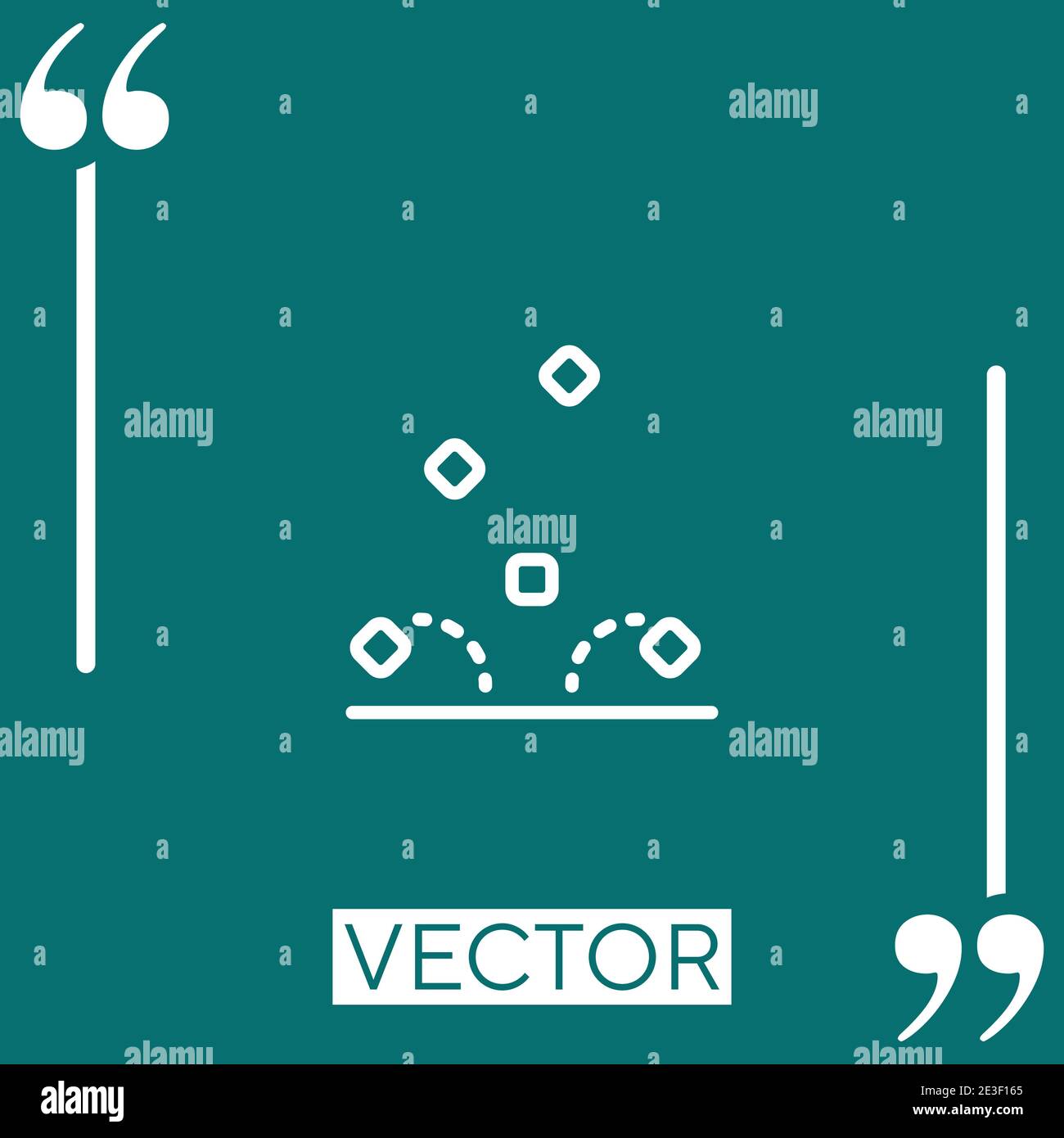 hail vector icon Linear icon. Editable stroke line Stock Vector