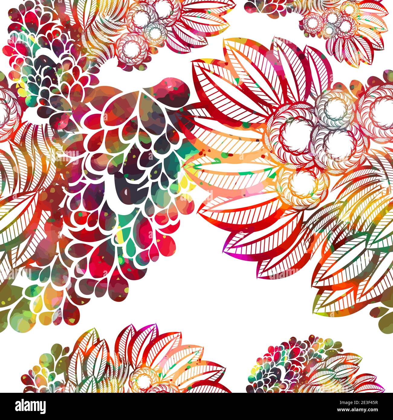Color Es Background Pattern The seamless colored background pattern is derorative. Vector ...