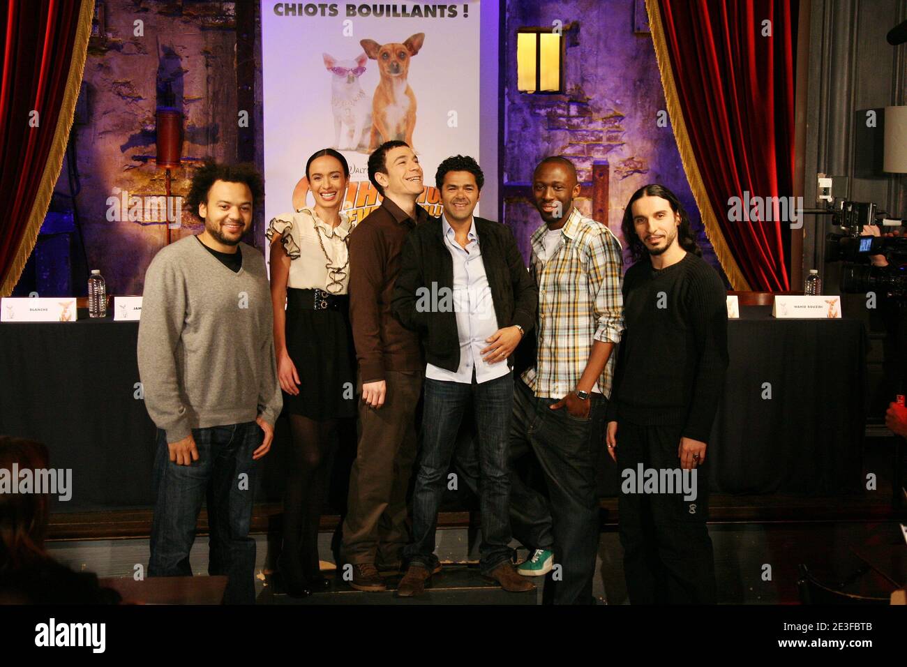 Amelle, Fabrice Eboue, Dedo, Thomas N'Gijol, Jamel Debbouze and Yacine ...