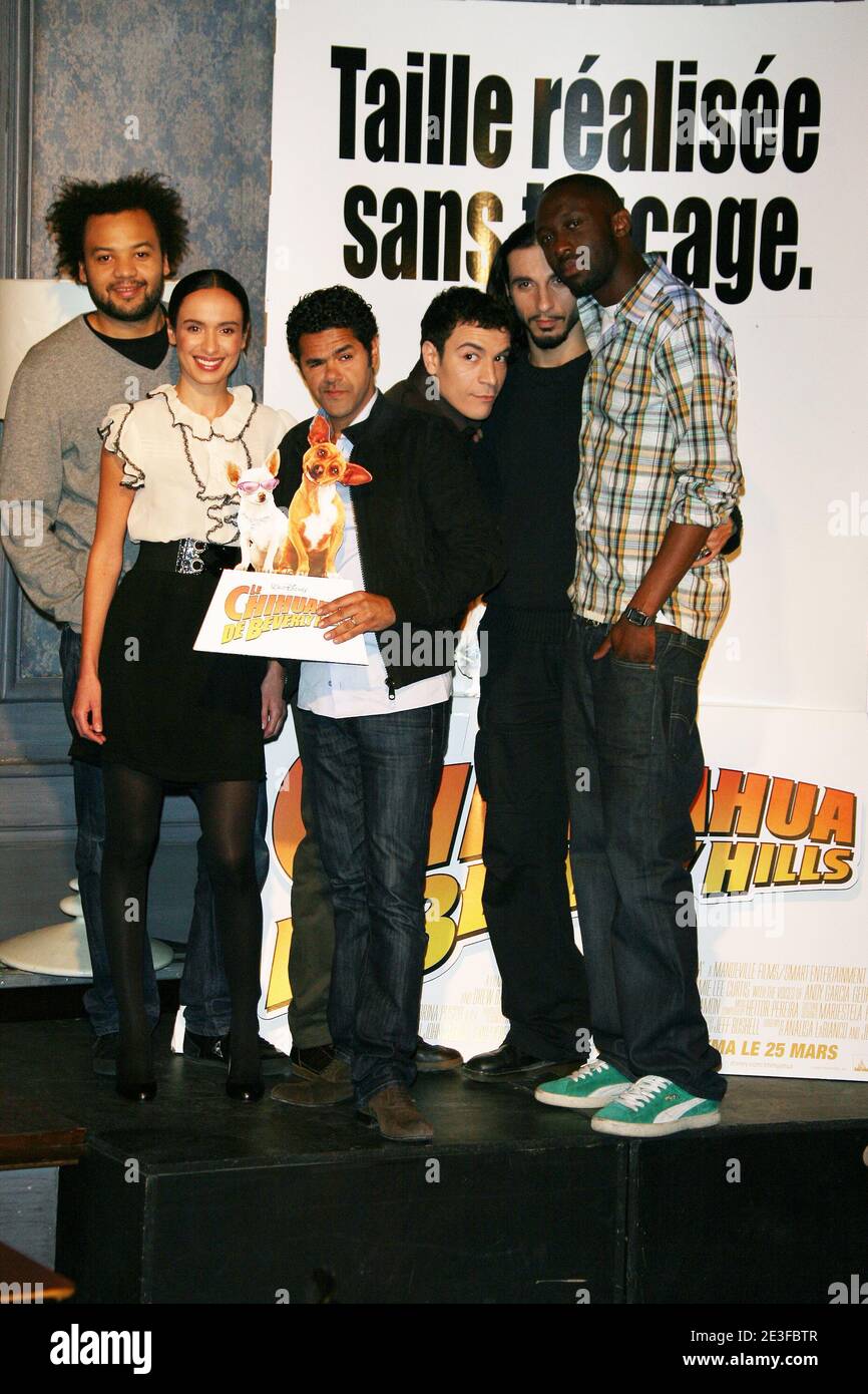 Amelle, Fabrice Eboue, Dedo, Thomas N'Gijol, Jamel Debbouze and Yacine ...