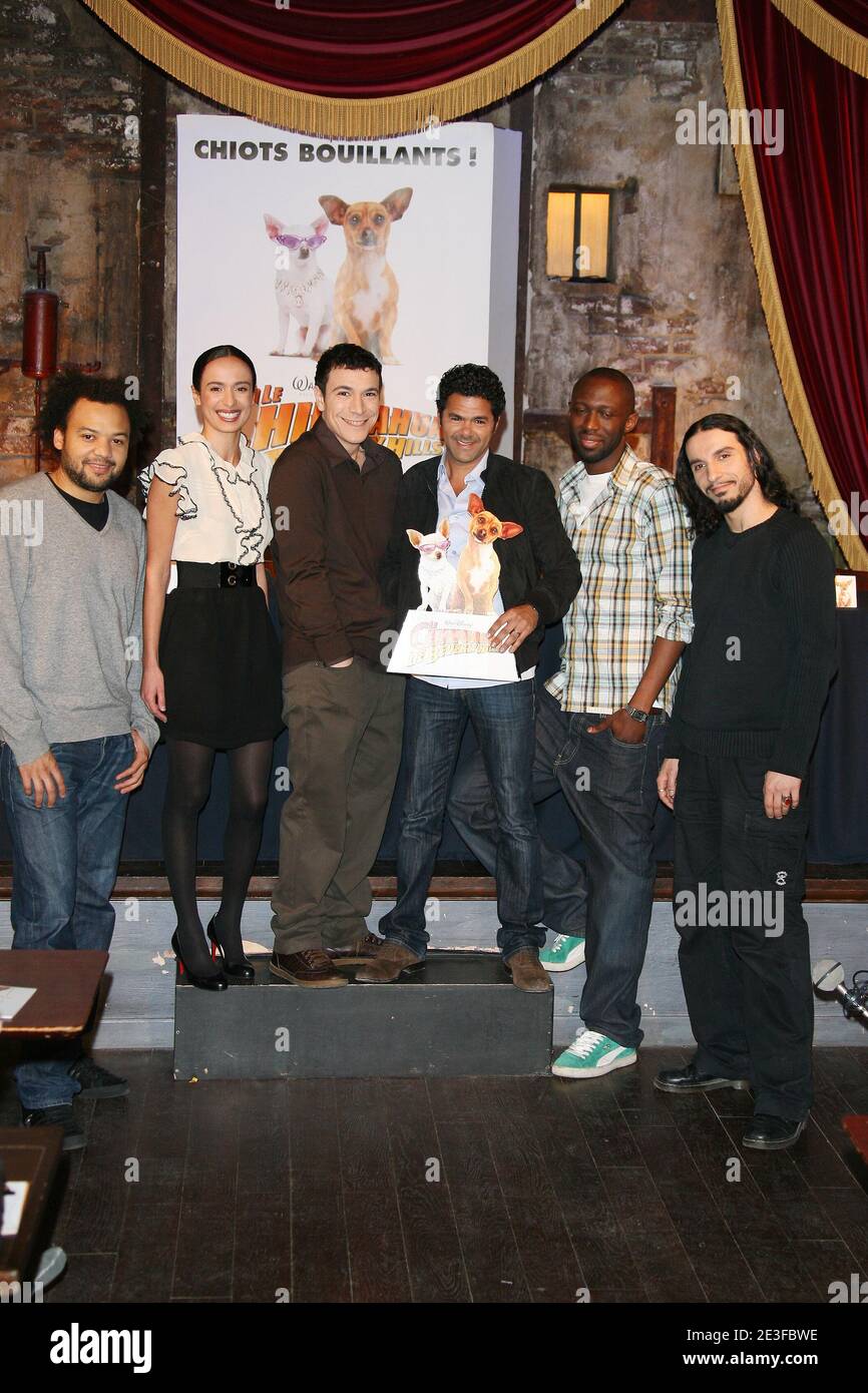 Amelle, Fabrice Eboue, Dedo, Thomas N'Gijol, Jamel Debbouze and Yacine ...